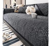 Funda para sofá, Protector de Muebles, con Partículas De Silicona Antideslizantes para 1 2 3 4 Plazas, Seccional y Forma L(10,30X50CM)