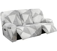 Funda para Sofa Reclinable 1/2/3 Plazas, 4/6/8-Piezas Funda para Sofá Relax Elásticas Universal Ajustables, Cubiertas Protector para Sillón Relax con Bolsillos ( Color : #9 , Size : 3 people (8 pieces