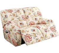 Funda para Sofa Reclinable 1/2/3 Plazas, 4/6/8-Piezas Funda para Sofá Relax Elásticas Universal Ajustables, Cubiertas Protector para Sillón Relax con Bolsillos ( Color : #18 , Size : 2 people (6 piece