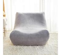 Funda para Sofás y Sofá Cama 1 Plaza Sin Brazos, Elástica Antideslizante Jacquard, Impermeable Lavable a Máquina, Antimascotas, Ajustable para Sillón Perezoso y Pouf(Dark Gray)