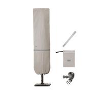 Funda para sombrilla de patio Garden Balsam con varilla para sombrillas de 2 a 3,3 m y sombrillas de doble cara de 4,5 m, funda protectora imperm