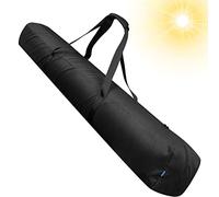 Funda para sombrilla húmeda, bolsa de sombrilla de playa de 145 cm, impermeable, color negro, bolsa de paraguas para playas o jardines, patios, camping y viajes