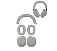 Funda para Sony WH-1000XM6 yystao Auriculares Almohadillas Compatible con Sony WH-1000XM6 Funda para Diadema para Sony WH-1000XM6 3 en 1 Protección integral Antigoteo Resistente al Sudor Blanco