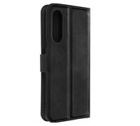 Funda para Sony Xperia 10 V / 10 VI Tarjetero Dibujo Línea Función Soporte Negro