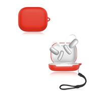 Funda para Soundcore AeroFit Plus Auriculares yystao Funda Suave Silicona Compatible con Soundcore AeroFit+ con Cordón, Resistente al Polvo, Resistente a Golpes y Durable, Rojo