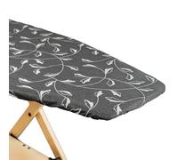 Funda para Tabla de Planchar, Compatible con Modelos Foppapedretti, Color Plata/Gris, Recambio Elástico, Tejido 100% Algodón, 115 x 63 cm, Made in Italy