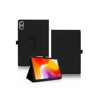Funda para tablet Blackview Link 2 de 8,68 pulgadas, yystao de piel sintética, compatible con Blackview Tablet Link 2 - Correa de mano, diseño con textura de piel, color negro