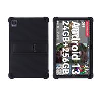 Funda para tablet Blackview Mega 1 de 11.5 pulgadas con soporte de PC, silicona suave, lavable, esquinas gruesas a prueba de golpes, color negro