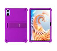 Funda para tablet Blackview MEGA 3 de 12.1 pulgadas, de silicona suave, a prueba de golpes, con soporte ajustable de PC, color morado