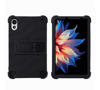Funda para tablet Blackview Zeno 1/TechLife Pad Lite de 8 pulgadas con soporte de PC, silicona suave, lavable, esquinas gruesas a prueba de golpes, color negro