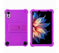 Funda para tablet Blackview Zeno 1/TechLife Pad Lite de 8 pulgadas con soporte de PC, silicona suave, lavable, esquinas gruesas a prueba de golpes, color morado