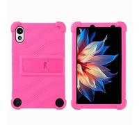 Funda para tablet Blackview Zeno 1/TechLife Pad Lite de 8 pulgadas con soporte de PC, silicona suave, lavable, esquinas gruesas a prueba de golpes, rosa