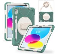 Funda para tablet compatible con iPad 12th A19 2026/11th 27.9 cm A16 2025/10th 27.7 cm 2022, resistente a prueba de golpes, funda de protección contra caídas con correa para el hombro, soporte y