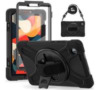 Funda para tablet compatible con Lenovo Tab One de 8.7 pulgadas/K9 TB-305FU (2025) W, correa de hombro, soporte giratorio y correa de mano, funda de grado militar a prueba de golpes con protector de