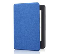Funda para tablet con textura de tela suave y reposo automático para papel blanco de 12ª generación 2024 de 7 pulgadas con corte preciso para un fácil acceso a las protecciones de viaje