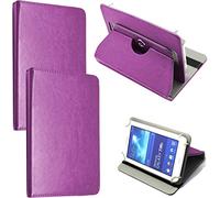 Funda para tablet de 8 pulgadas - Funda universal de cuero con función atril Funda tipo libro de piel mágica giratoria de 360° para todas las tabletas de 8'' Fundas de Tablet Funda para Lapiz Tablet