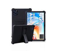 Funda para tablet DOOGEE Tab G6 de 11 pulgadas, cubierta de silicona suave daunke con soporte plegable, fácil a prueba de golpes, antiarañazos, protección integral, negro