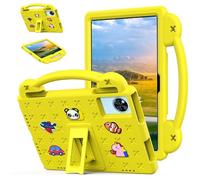 Funda para tablet DOOGEE U11/DOOGEE U11 Pro de 11 pulgadas 2025, apta para niños, asa con soporte, bonitos dibujos animados, funda ligera de espuma EVA a prueba de golpes, color amarillo