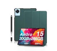 Funda para tablet DOOGEE U11/U11 Pro de 11 pulgadas, con bolígrafo, daunke Trifold Stand, impermeable, resistente a los arañazos, delgada, duradera, Auto Wake/Sleep, Verde