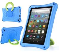 Funda para tablet Fire HD 10, versión 2023/2021, 13/11ª generación, apta para niños, resistente a los golpes, mango giratorio de 360 grados, soporte plegable, para Kindle Fire HD 10 Tablet.(no