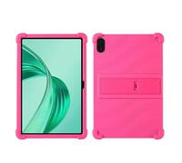 Funda para tablet Honor Pad X8a de 11 pulgadas 2024 con soporte de PC, silicona suave, lavable, esquinas gruesas a prueba de golpes, rosa