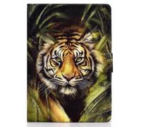 Funda para tablet iPad Mini 7 (2024), ligera, a prueba de golpes, de piel, tipo libro, con protección plegable para iPad Mini 7 (2024), tigre