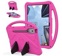 Funda para tablet Lenovo Idea Tab Pro de 12.7 pulgadas 2025 TB-373FU/Yoga Pad Pro 2024/Yoga Tab Plus 2025, funda protectora ligera a prueba de golpes con soporte de asa, rosa