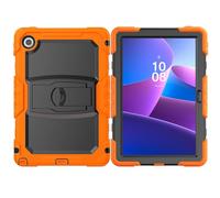 Funda para tablet Lenovo Tab 10.1 (TB-311XU)/K10C TB311FU 2025, resistente [soporte] [correa para el hombro] Funda para tablet a prueba de caídas con correa de mano protector para lápices (naranja)