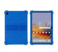 Funda para tablet Lenovo Tab K10C/E10C TB-X6E6F de 10.1 pulgadas con soporte de PC, silicona suave, lavable, esquinas gruesas a prueba de golpes, color azul