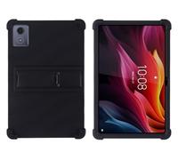 Funda para tablet Lenovo Tab K11 Plus de 11.5 pulgadas 2024 (TB352FU) con soporte de PC, silicona suave, lavable, esquinas gruesas a prueba de golpes, color negro