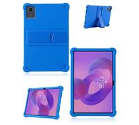 Funda para tablet Lenovo Tab M11 de 11 pulgadas, funda de silicona suave con soporte antideslizante, a prueba de golpes y caídas, color azul
