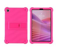 Funda para tablet Lenovo Tab One de 8.7 pulgadas (TB305FU) con soporte de PC, silicona suave, lavable, esquinas gruesas a prueba de golpes, color rosa