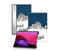 Funda para tablet Lenovo Yoga Tab Plus de 12,7 pulgadas, toergy de soporte fino, funda de protección dura triple, impermeable, resistente a los golpes y al polvo, estilo Lazy-Cat