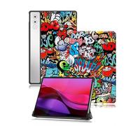 Funda para tablet Lenovo Yoga Tab Plus de 12,7 pulgadas, toergy de soporte fino, funda de protección dura triple, impermeable, resistente a los golpes y al polvo, estilo graffiti