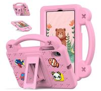 Funda para tablet Onn. de 7 pulgadas Gen 4 (modelo 2024, modelo 100135924), apta para niños, asa con soporte, dibujos animados de bricolaje, funda ligera de espuma EVA a prueba de golpes, color rosa
