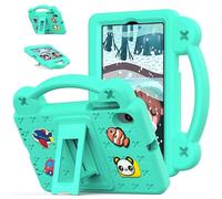 Funda para tablet Onn. de 7 pulgadas Gen 4 (modelo 2024, modelo 100135924), apta para niños, asa con soporte, dibujos animados de bricolaje, funda ligera de espuma EVA a prueba de golpes, color verde