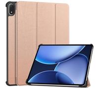 Funda para tablet OPPO Pad 4/Pad 4 Pro de 13.2 pulgadas 2025/Oneplus Pad 2 Pro y OPPO Pad 3 de piel sintética con apagado y encendido automático (oro rosa)