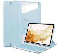 Funda para Tablet PC Funda Compatible with tableta inteligente Galaxy Tab S9 Plus compatible con Samsung Galaxy Tab S9 Plus de 12,4 pulgadas con teclado inalámbrico desmontable S Pen Holde, podría ver