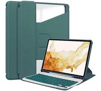 Funda para Tablet PC Funda Compatible with tableta inteligente Galaxy Tab S9 Plus compatible con Samsung Galaxy Tab S9 Plus de 12,4 pulgadas con teclado inalámbrico desmontable S Pen Holde, podría ver