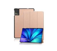 Funda para tablet Philips T8015 de 11 pulgadas, yystao con soporte delgado con diseño plegable triple funda rígida compatible con Philips T8015, oro rosa