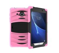 Funda para tablet Samsung Galaxy Tab A 7, Hybrid Armor Cover Tough Protective Skin Hard Kickstand Tablet, Samsung Galaxy Tab A 7,0 pulgadas SM-T280/T285 Tablet (Rosa)