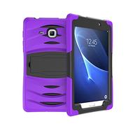 Funda para tablet Samsung Galaxy Tab A 7, Hybrid Armor Cover Tough Protective Skin Hard Kickstand Tablet, Samsung Galaxy Tab A 7,0 pulgadas SM-T280/T285 Tablet (Morado)