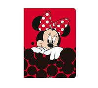 Funda para Tablet Samsung Galaxy Tab A8 2021 Oficial de Clásicos Disney Minnie Fondo Rojo [Funda Tablet]. [Protección contra Caídas] Giratoria 360 Grados [FUNCIÓN Soporte].