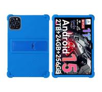 Funda para tablet TABWEE T50/T90/W90 de 11 pulgadas 2025 con soporte de PC, silicona suave, lavable, esquina gruesa a prueba de golpes, azul