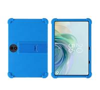 Funda para tablet TCL NXTPAPER de 11 Gen 2 de 11 pulgadas, apta para niños, a prueba de golpes, de silicona, suave, a prueba de golpes, con soporte ajustable de policarbonato (azul oscuro)