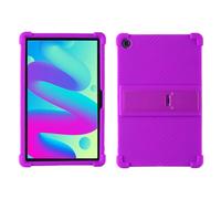 Funda para tablet TCL Tab 10L de 10.1 pulgadas 8491X, apta para niños, funda de soporte ajustable de silicona suave para TCL Tab 10L 10.1 pulgadas 2022 (morado)