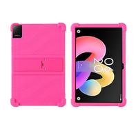 Funda para tablet TCL Tab 10L Gen 4 de 10.1 pulgadas 2025 con soporte de PC, silicona suave, lavable, esquinas gruesas a prueba de golpes, rosa