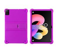 Funda para tablet TCL Tab 10L Gen4 de 10.1 pulgadas 8483A, apta para niños, a prueba de golpes, de silicona, suave, a prueba de golpes, con soporte ajustable de PC, color morado