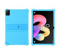 Funda para tablet TCL Tab 10L Gen4 de 10.1 pulgadas 8483A, apta para niños, a prueba de golpes, de silicona, suave, a prueba de golpes, con soporte ajustable de policarbonato (azul cielo)