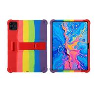Funda para tablet Teclast Artpad Pro de 12.7 pulgadas con soporte de PC, silicona suave, lavable, esquinas gruesas a prueba de golpes, arcoíris